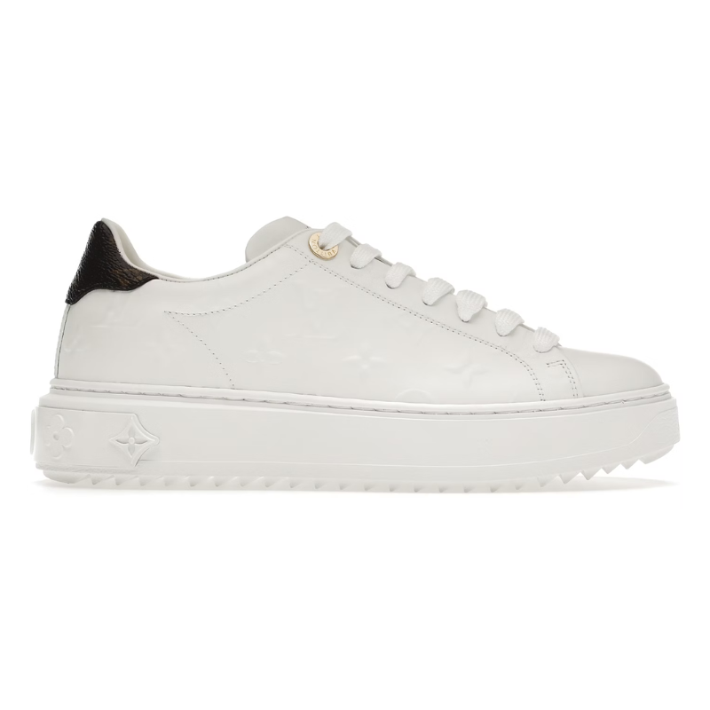 Louis Vuitton Time Out – Debossed Monogram Leather White