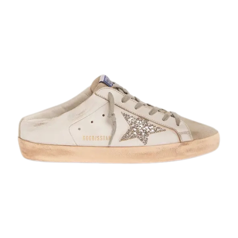 Golden Goose Super Star Leather Fashion Board Shoes Women's White