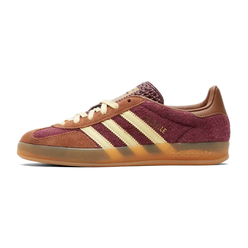 Adidas Gazelle Indoor – Maroon Almost Yellow