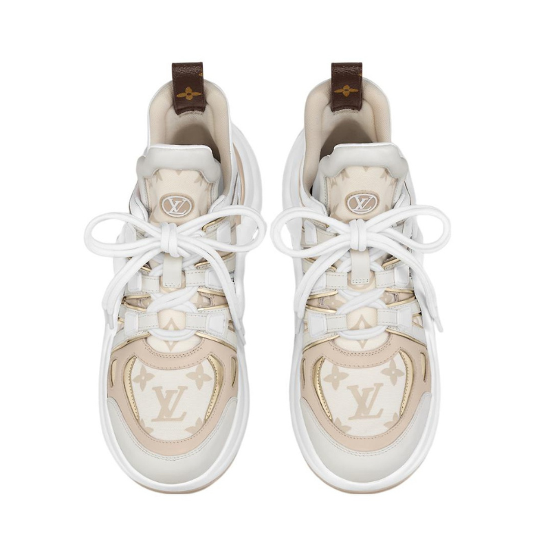 Louis Vuitton Archlight Sneakers ‘Beige Monogram Gold