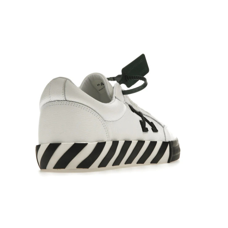 OFF-WHITE Vulc low leather – White Black SS22